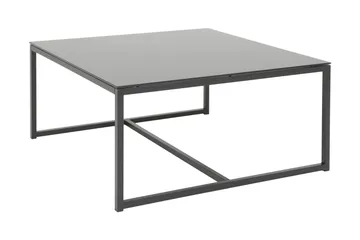 Ardler Sofabord 100 cm - Glas/Sort - Møbler - Borde - Sofabord