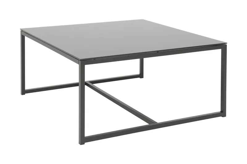 Ardler Sofabord 100 cm - Glas/Sort - Møbler - Borde - Sofabord
