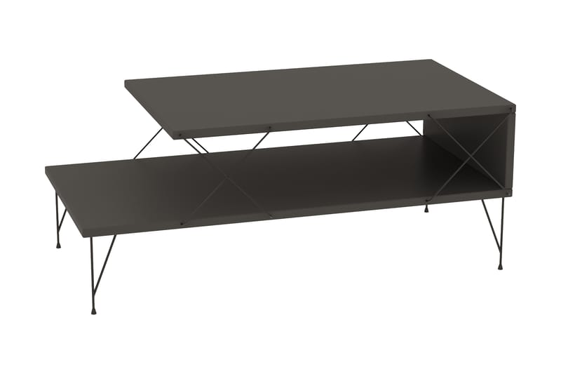 Artenay Sofabord 100 cm - Antracit/Sort - Møbler - Borde - Sofabord