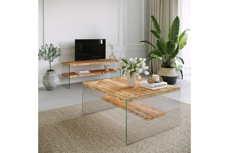 Assanisa sofabord 75 cm - Natur - Møbler - Borde - Sofabord