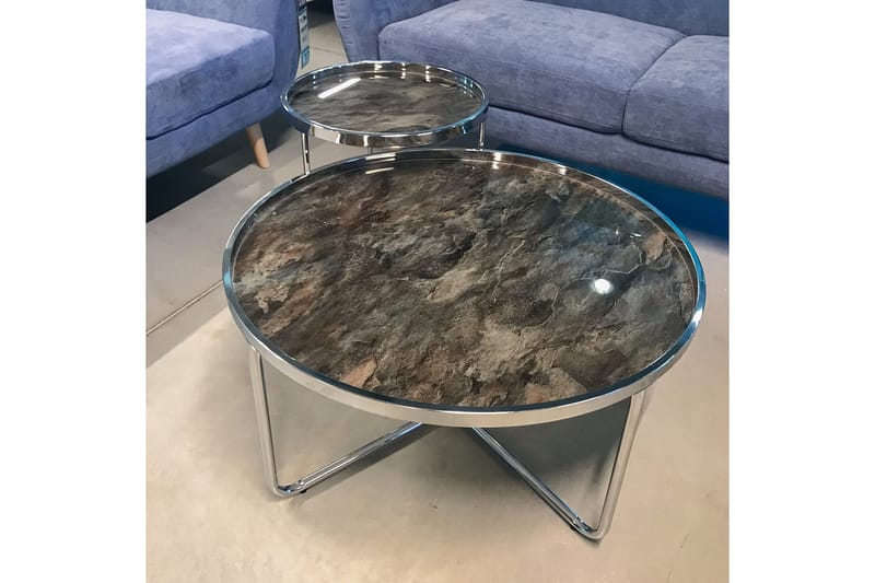 Astor Sofabord 80x40 cm Grå - Møbler - Borde - Sofabord