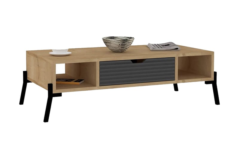 Athodna Sofabord 100x28,2x100 cm - Blå - Møbler - Borde - Sofabord
