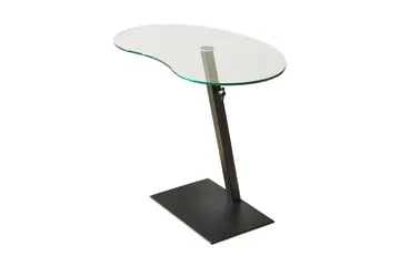 Athodna Sofabord 70x40x70 cm Oval - Sort - Møbler - Borde - Sofabord