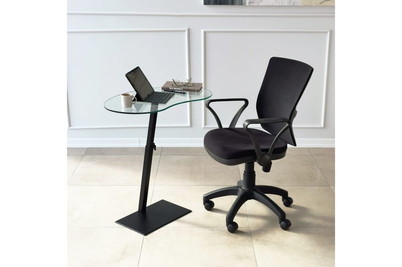 Athodna Sofabord 70x40x70 cm Oval - Sort - Møbler - Borde - Sofabord