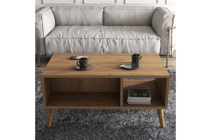 Athodna Sofabord 90x54x90 cm - Eg - Møbler - Borde - Sofabord