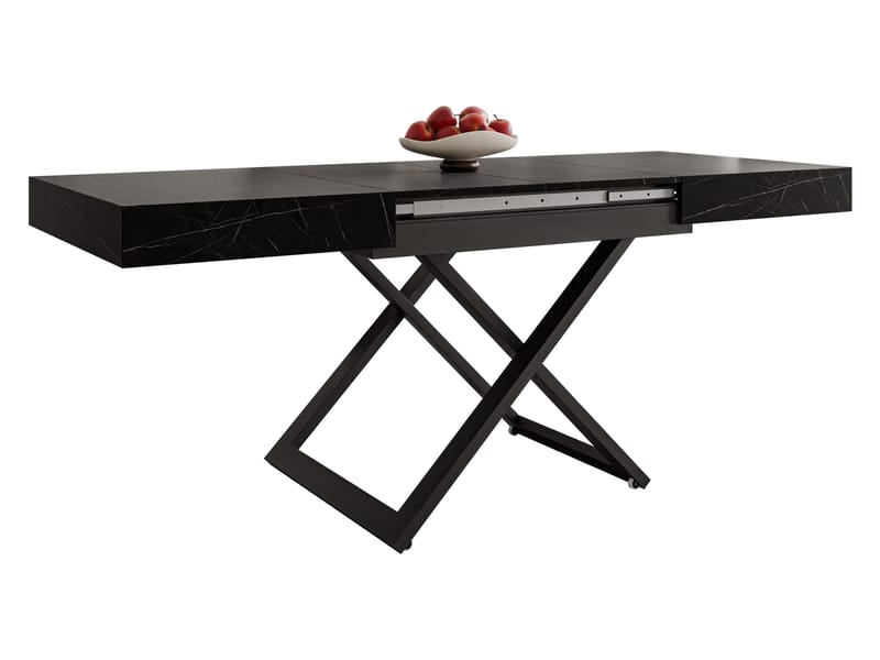 Avendi sofabord 120 cm - Sølv, hvid marmor - Møbler - Borde - Sofabord