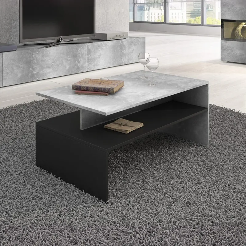 Sofabord Baros - Betonlys - Møbler - Borde - Sofabord