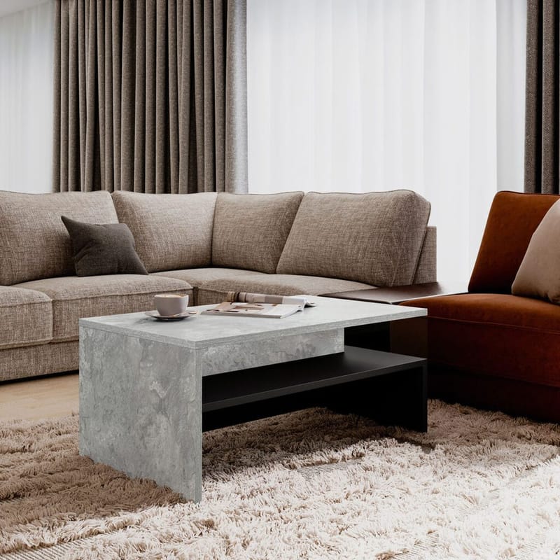 Sofabord Baros - Betonlys - Møbler - Borde - Sofabord
