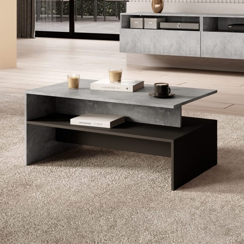 Sofabord Baros - Betonlys - Møbler - Borde - Sofabord