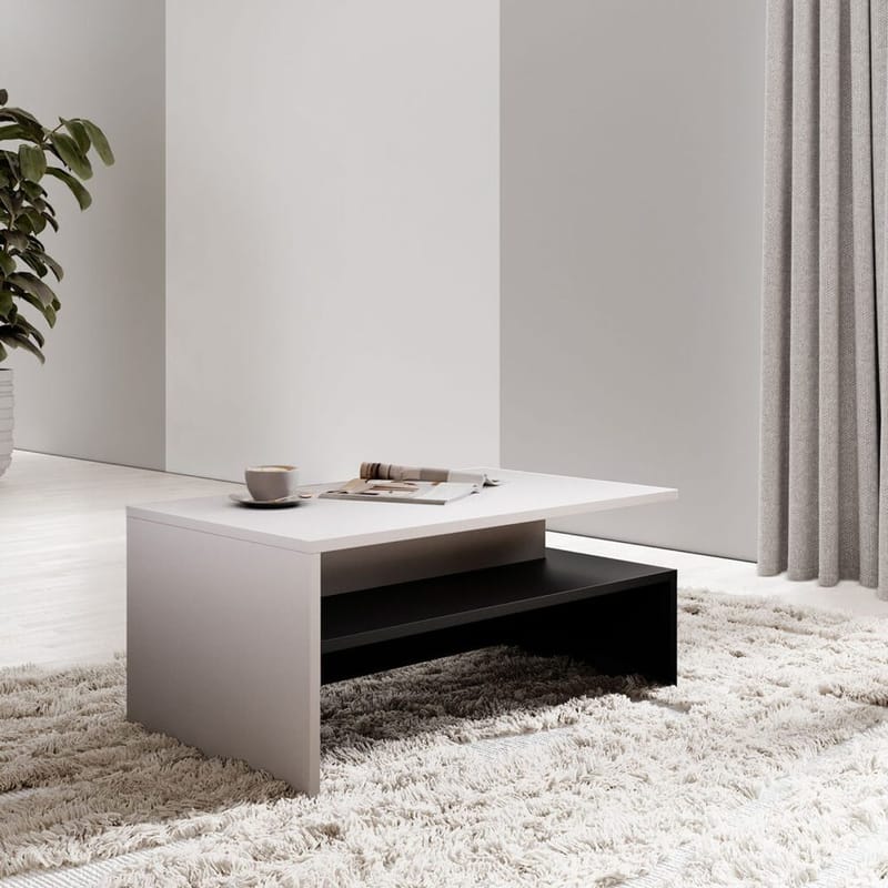 Sofabord Baros - Hvid Laminat - Møbler - Borde - Sofabord