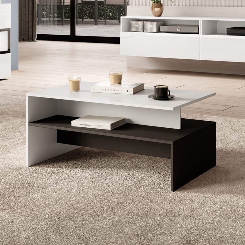 Sofabord Baros - Hvid Laminat - Møbler - Borde - Sofabord