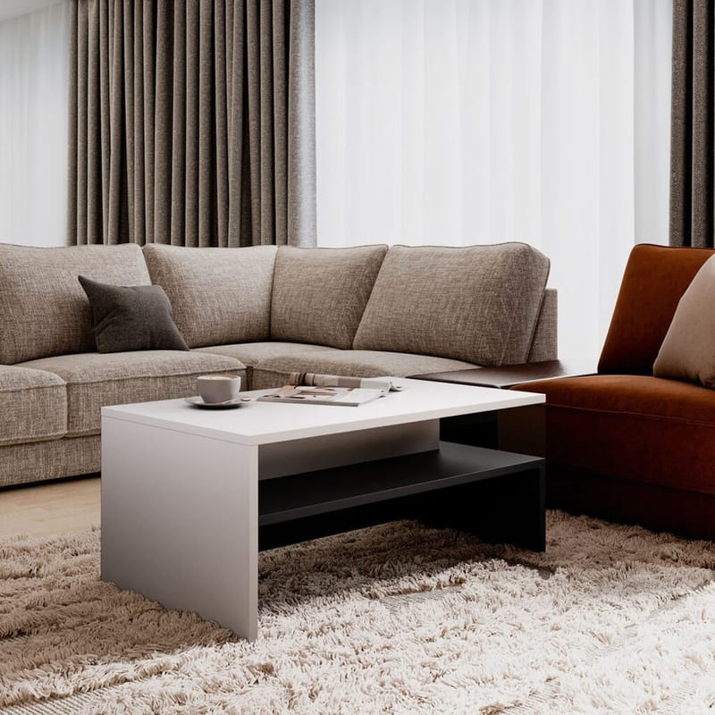 Sofabord Baros - Hvid Laminat - Møbler - Borde - Sofabord