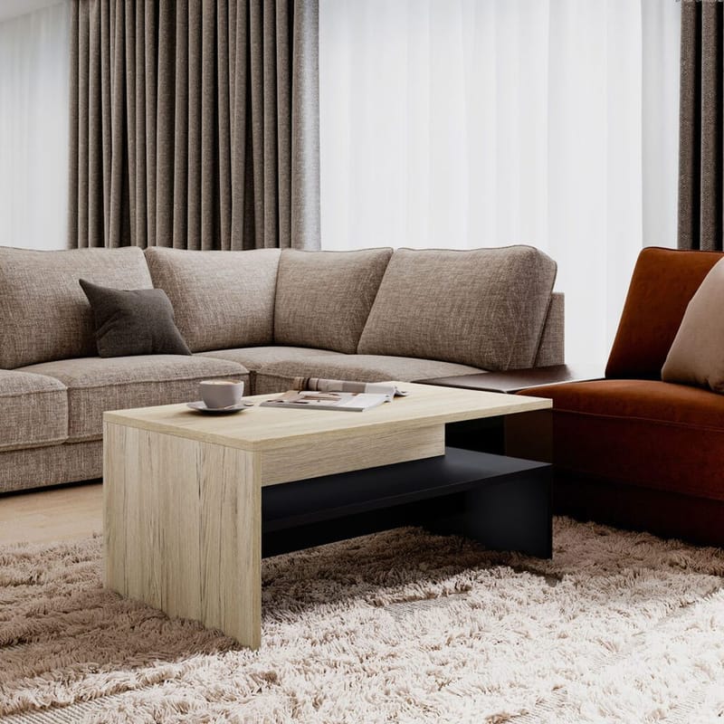 Sofabord Baros - San Remo Eg Lys Laminat - Møbler - Borde - Sofabord