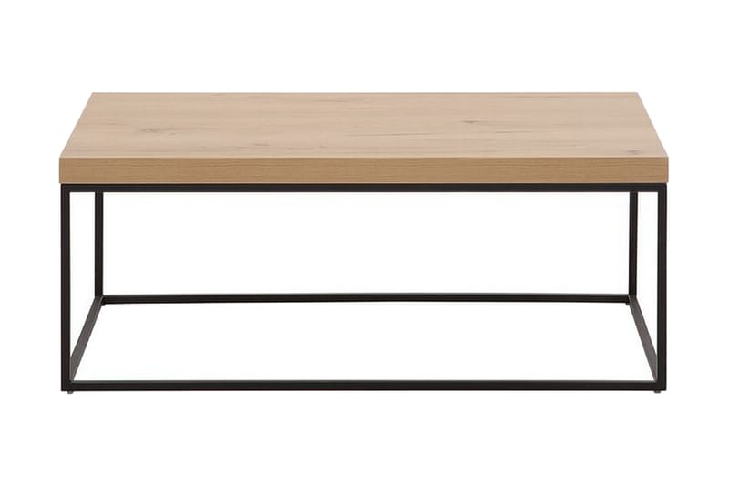 Barreras Sofabord 100 cm - Lysebrun/Sort - Møbler - Borde - Sofabord