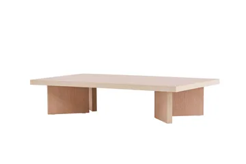 Bassholmen Sofabord 140x80 cm - Whitewash - Møbler - Borde - Sofabord