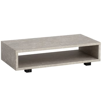 Belaro sofabord 100 cm - Sandgrå og sort - Møbler - Borde - Sofabord - Sofabord med opbevaring