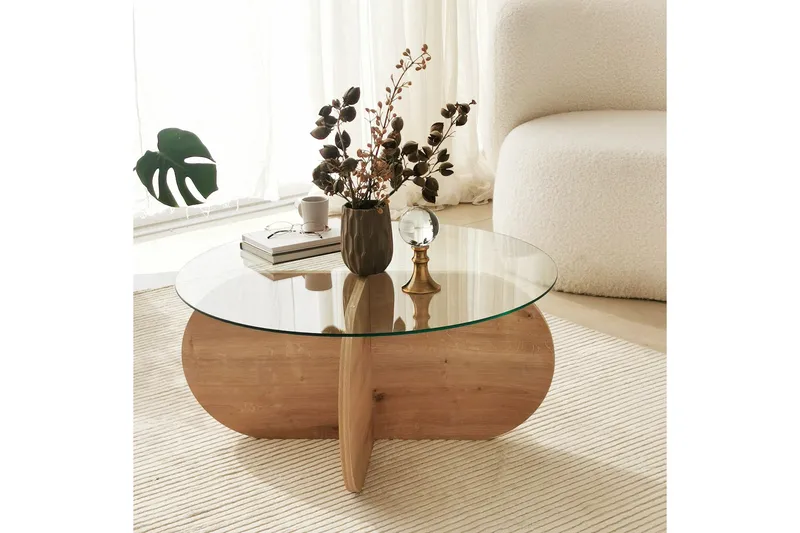 Bengul Sofabord 75 cm, Oak