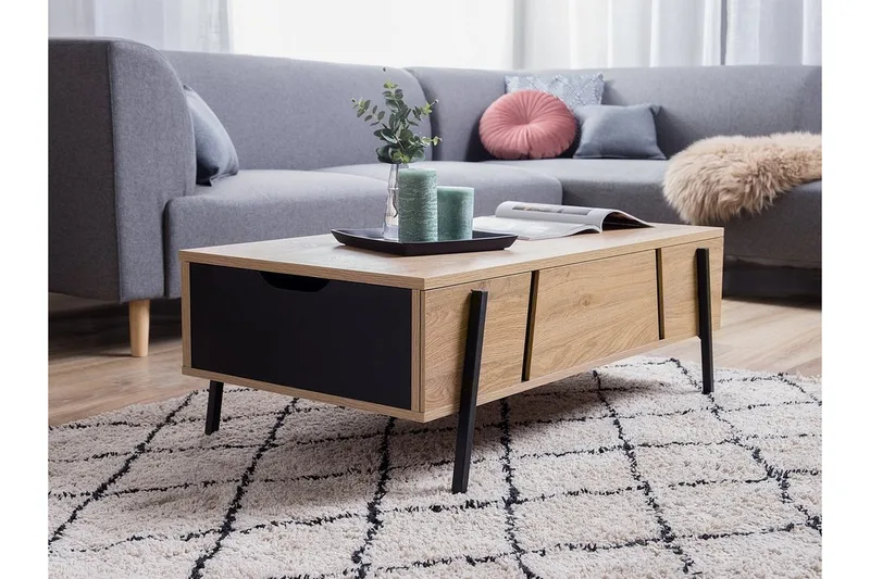 Blackpool sofabord 107 cm - Træ / natur - Møbler - Borde - Sofabord