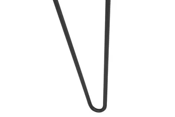 Bondiss 45 cm Rundt Sofabord med Hårnålsben i Teak - Brun - Møbler - Borde - Sofabord