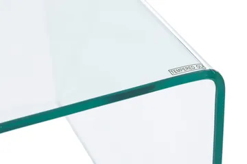 Bonisiolo rektangulært sofabord i glas 110 cm - Transparent - Møbler - Borde - Sofabord