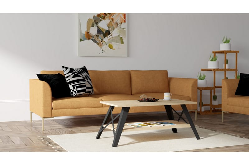 Brutorp Sofabord 98x43x98 cm - Blå - Møbler - Borde - Sofabord