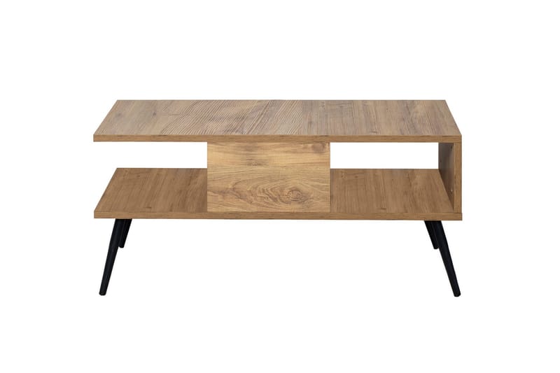 Bukle Sofabord 90 cm - Brun/Sort - Møbler - Borde - Sofabord