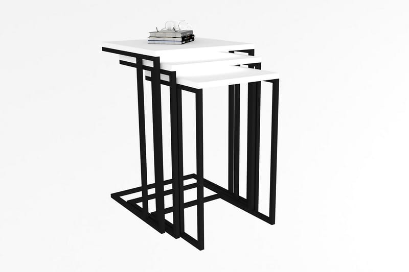 Bulskoll Indskudsbord 40x61,8x40 cm - Hvid - Møbler - Borde - Sofabord