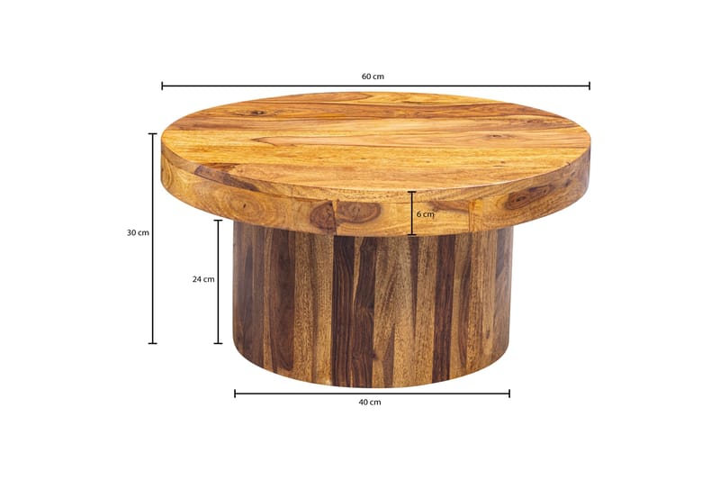 Calverley sofabord 60 cm - Træ / natur - Møbler - Borde - Sofabord