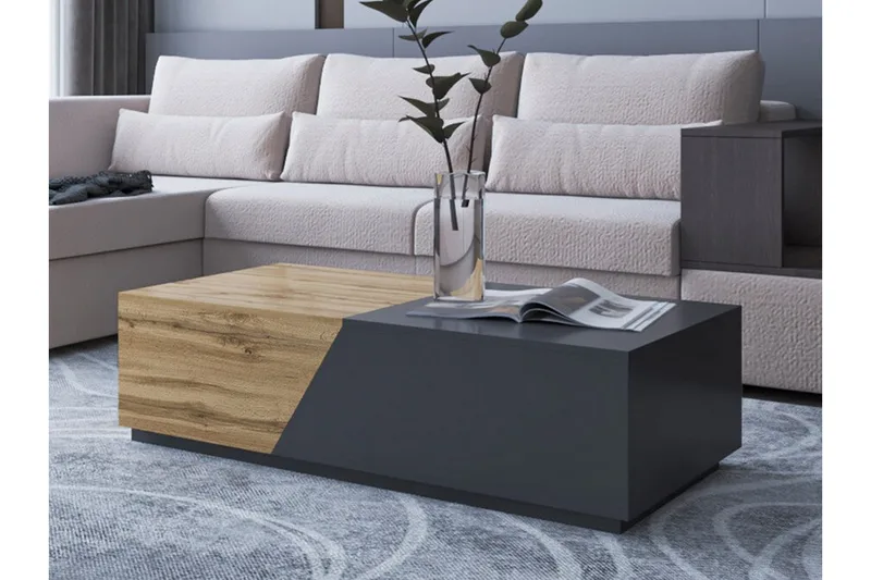 Carbost Soffbord 60 cm NO_BRAND Anthracite - Møbler - Borde - Sofabord