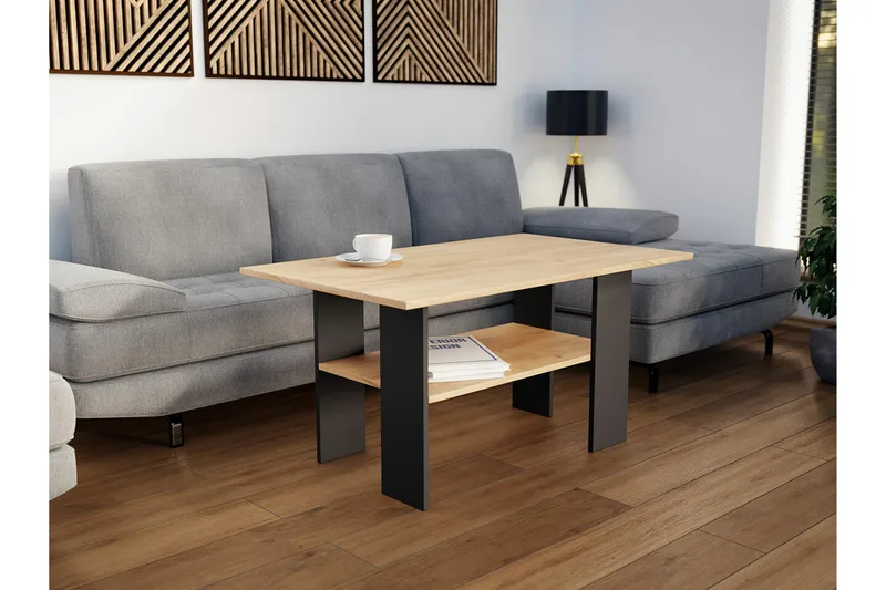 Carnew Soffbord 60 cm Black - Møbler - Borde - Sofabord