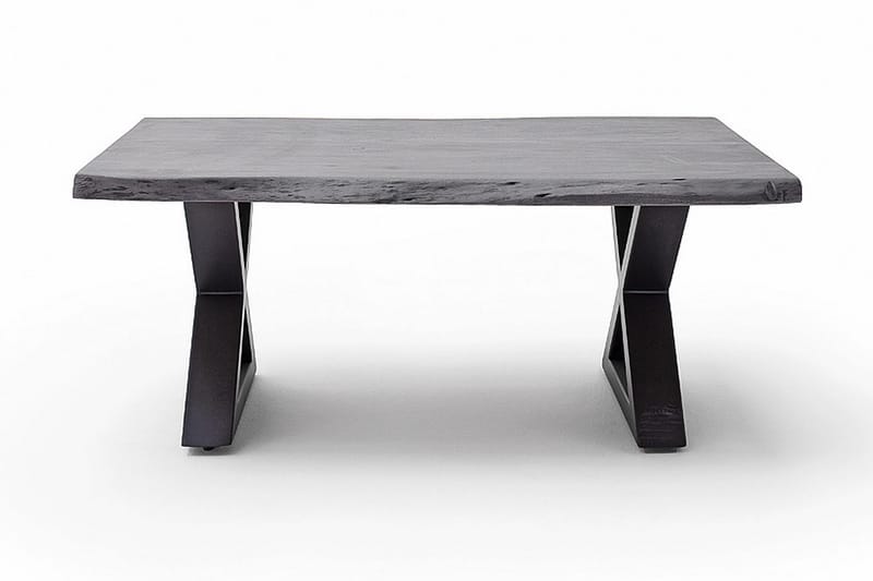 Cartagena Sofabord 110 cm Ben X-form - Akacie/Grå/Antracit - Møbler - Borde - Sofabord