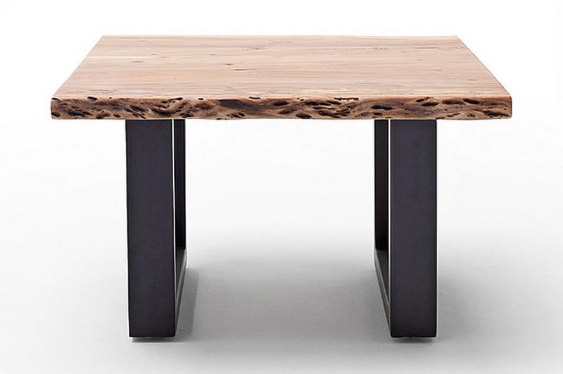 Cartagena Sofabord 75 cm Ben U-form - Akacie/Antracit - Møbler - Borde - Sofabord