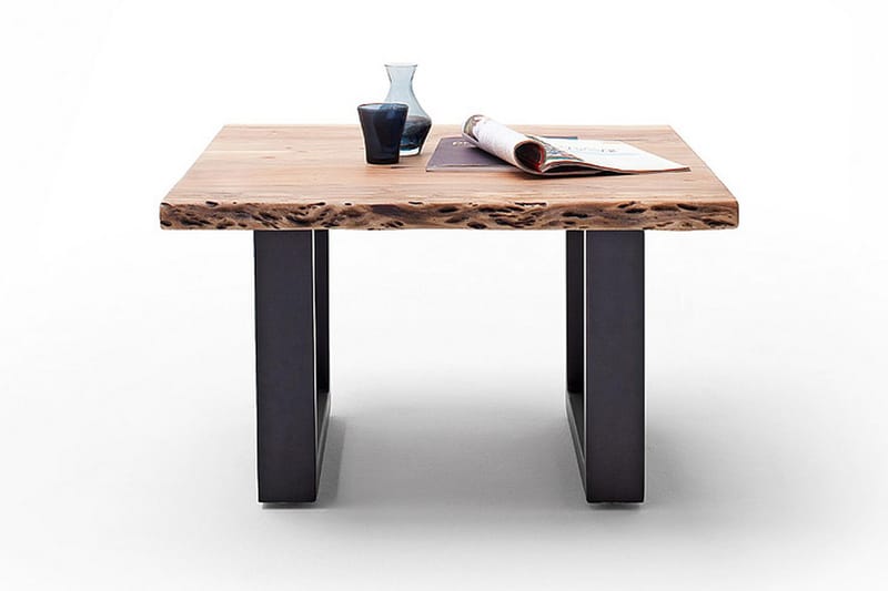 Cartagena Sofabord 75 cm Ben U-form - Akacie/Antracit - Møbler - Borde - Sofabord
