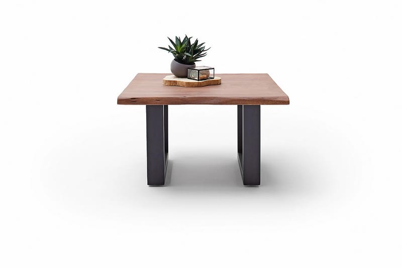 Cartagena Sofabord 75 cm Ben U-form - Akacie/Brun/Antracit - Møbler - Borde - Sofabord