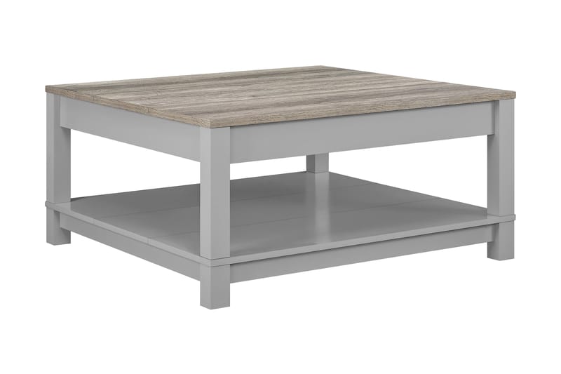 Carver Sofabord 90 cm Grå - Dorel Home - Møbler - Borde - Sofabord