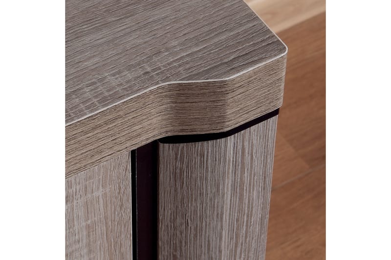 Chezum Sofabord 120 cm med Opbevaring Hylde - Tryffel/Beige/Grå - Møbler - Borde - Sofabord