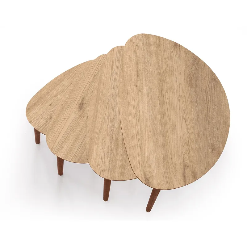 Childress indskudsborde 68 cm - Eg - Møbler - Borde - Sofabord - Kistebord