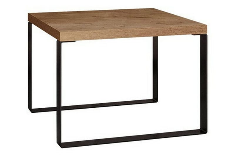 Clogsville 60 cm Kvadratisk Sofabord i Malet Træ - Brun - Møbler - Borde - Sofabord