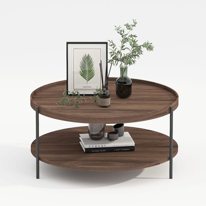Coffee Table HOME4YOU - Brun - Møbler - Borde - Sofabord
