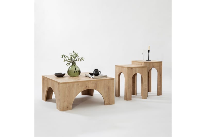 Collesium Sofabord 80 cm - Oak - Møbler - Borde - Sofabord