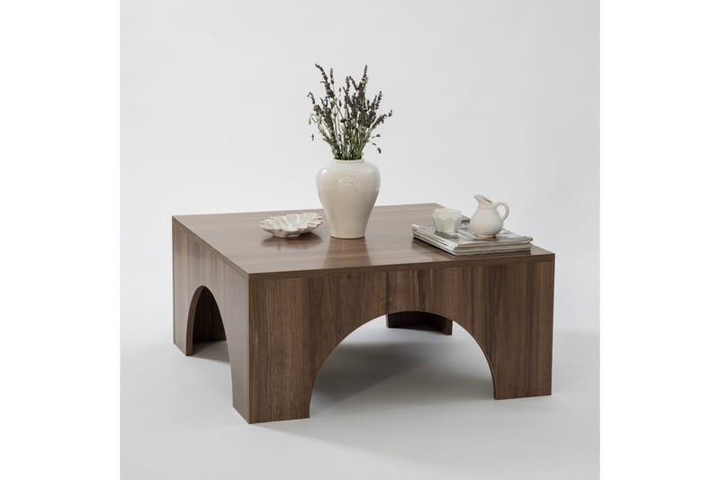 Collesium Sofabord 80 cm - Valnød finér - Møbler - Borde - Sofabord