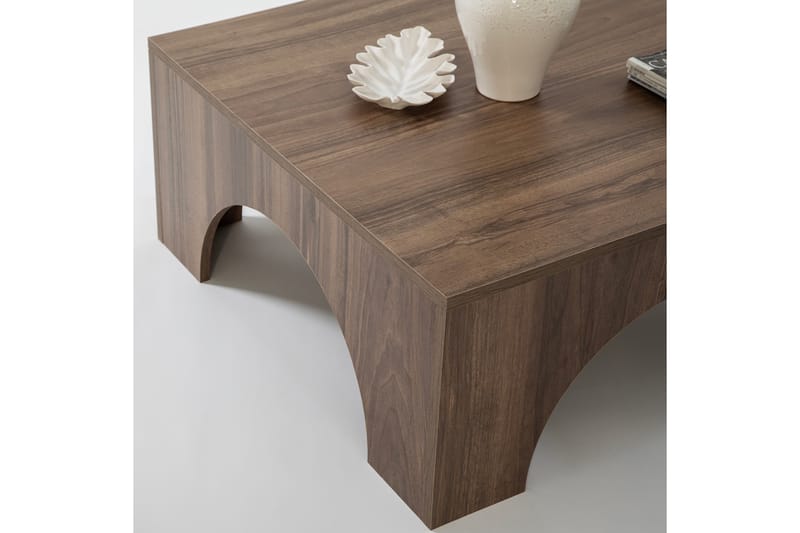 Collesium Sofabord 80 cm - Valnød finér - Møbler - Borde - Sofabord
