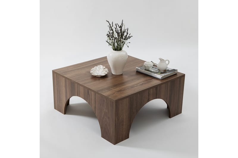 Collesium Sofabord 80 cm - Valnød finér - Møbler - Borde - Sofabord