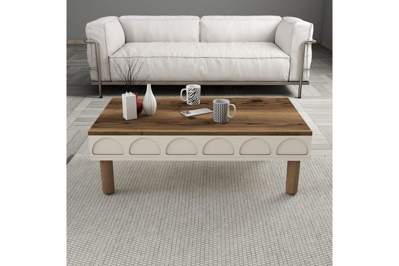 Sofabord Creme - Creme - Møbler - Borde - Sofabord