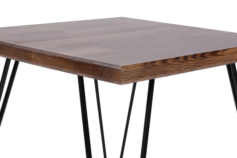 Crodux Sofabord 50 cm - Valnøddebrun/Sort - Møbler - Borde - Sofabord