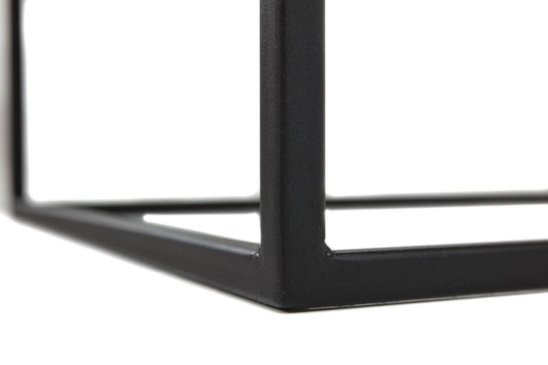 Cubica Sofabord 100 cm - Egefarvet/Sort - Møbler - Borde - Sofabord