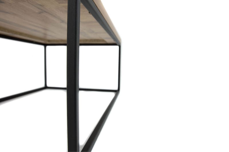 Cubica Sofabord 100 cm - Egefarvet/Sort - Møbler - Borde - Sofabord
