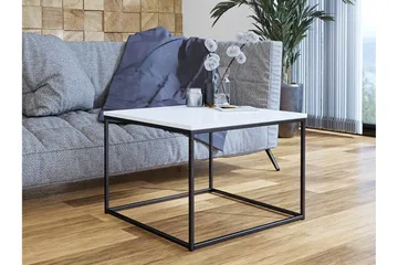 Cubosa Sofabord 60 cm - Hvid/Sort - Møbler - Borde - Sofabord