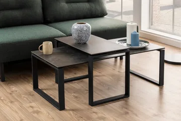 Cynthia Sofabord 115x69 cm - Sort - Møbler - Borde - Sofabord