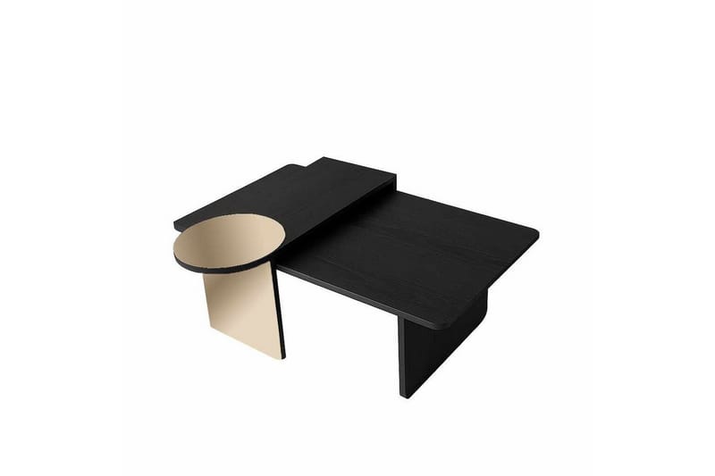Dasina Sætborde 105 cm - Sort - Møbler - Borde - Sofabord